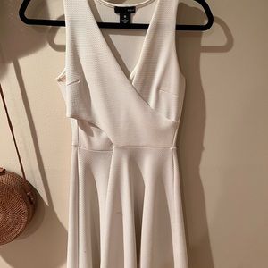 White Mini Aqua Dress like new